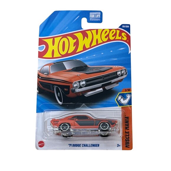 Hot Wheels ’71 Dodge Challenger Muscle Mania 2024 Orange Mopar Diecast Car 1:64 - Picture 1 of 6